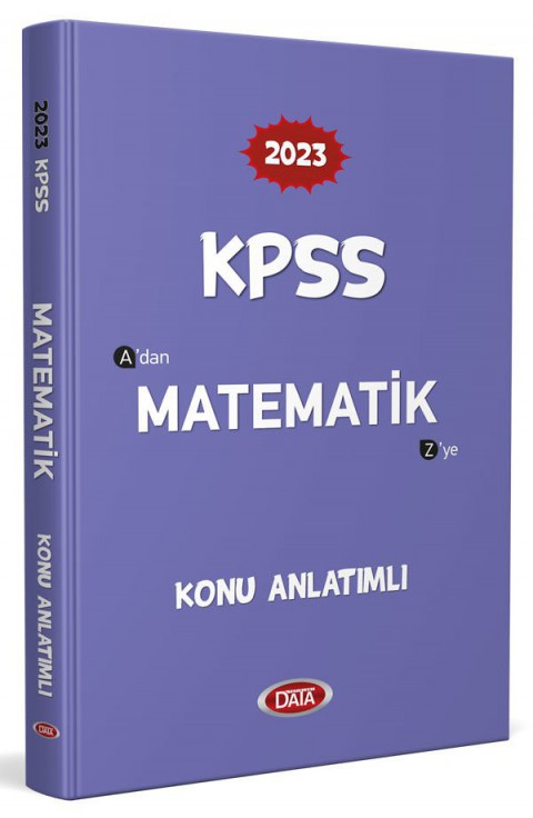 2023 KPSS Matematik Konu Anlatımlı Data Yayınları