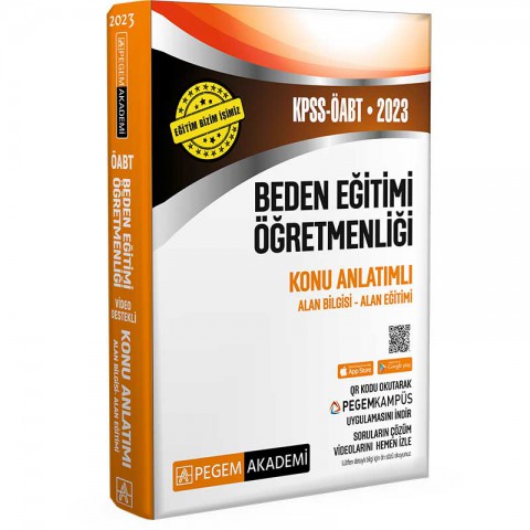 2023 KPSS ÖABT Beden Eğitimi Konu Anlatımlı Pegem Akademi Yayıncılık