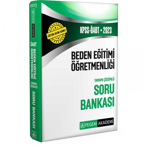 2023 KPSS ÖABT Beden Eğitimi Soru Bankası Pegem Akademi Yayıncılık