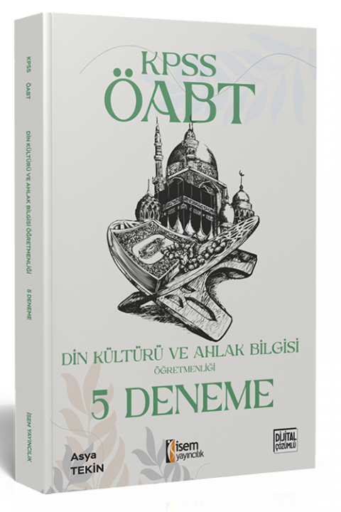 2024 KPSS ÖABT Din Kültürü ve Ahlak Bilgisi Öğretmenliği 5'Li Deneme İsem Yayıncılık