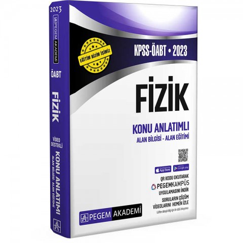 2023 KPSS ÖABT Fizik Konu Anlatımlı  Pegem Akademi Yayıncılık