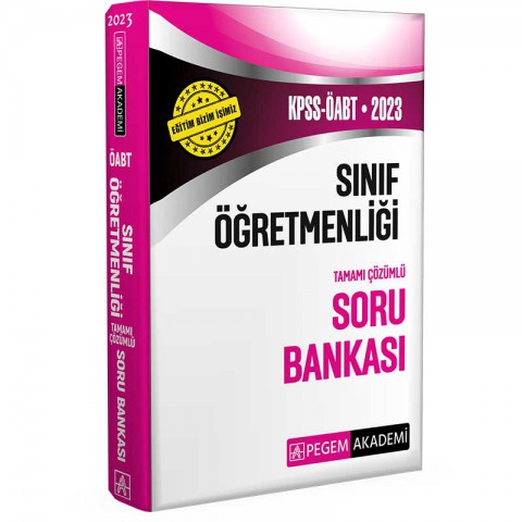 2023 KPSS ÖABT Sınıf Öğretmenliğ Soru Bankası Pegem Akademi Yayıncılık