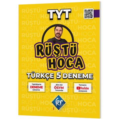 Rüştü Hoca TYT Türkçe 5 Deneme KR Akademi Yayınları
