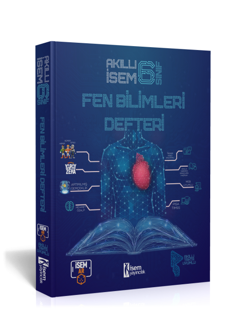 2024 6. Sınıf Akıllı İsem Fen Bilimleri Defteri İsem Yayınları