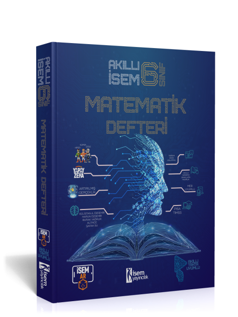 2024 6. Sınıf Akıllı İsem Matematik Defteri İsem Yayınları