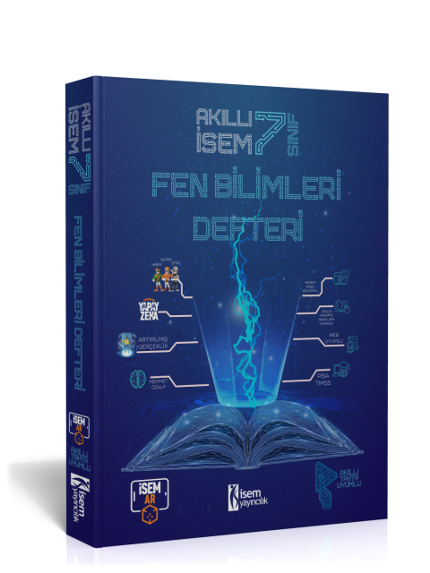 2024 7. Sınıf Akıllı İsem Fen Bilimleri Defteri İsem Yayınları