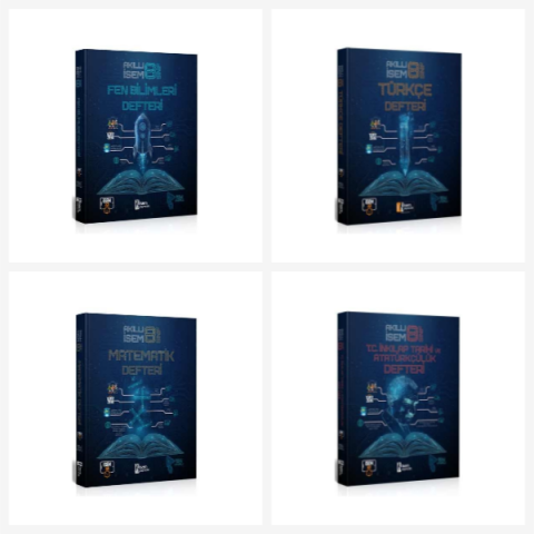 2024 8. Sınıf Akıllı İsem Tüm Dersler Defter Seti İsem Yayınları