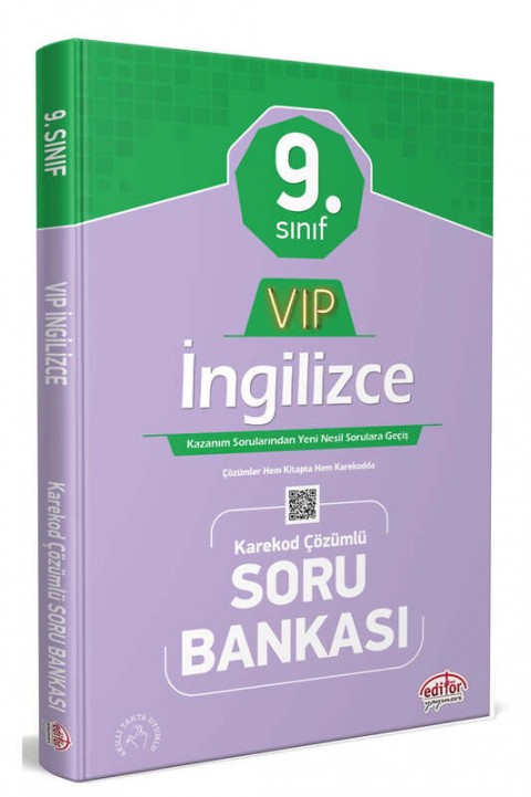 9.Sınıf İngilizce Soru Bankası Editör Yayınları