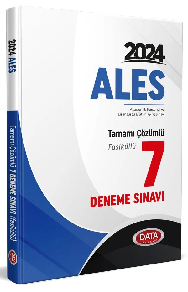 2024 ALES 7 Fasikül Çözümlü Deneme Sınavı Data Yayınları