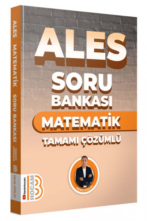 2024 ALES Matematik Tamamı Çözümlü Soru Bankası Benim Hocam Yayınları