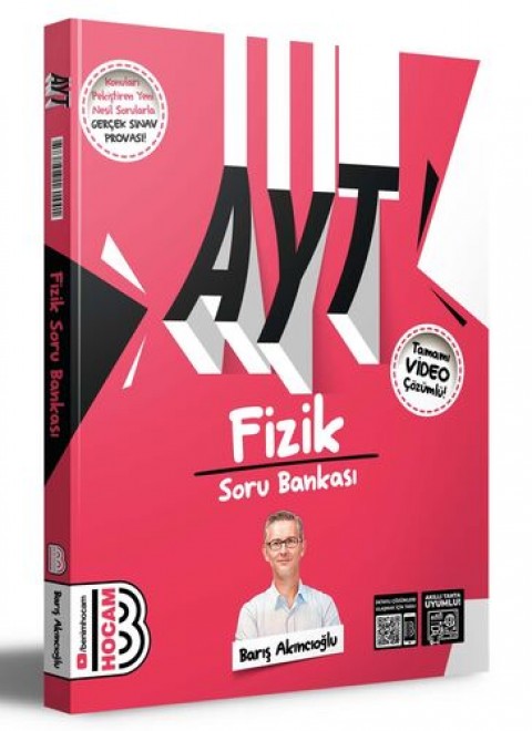 2025 AYT Fizik Tamamı Video Çözümlü Soru Bankası Benim Hocam Yayınları