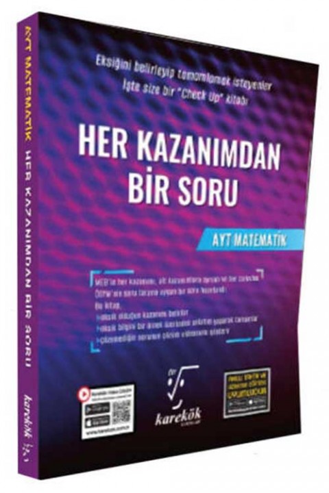 AYT Matematik Her Kazanımdan Bir Soru Karekök Yayınları