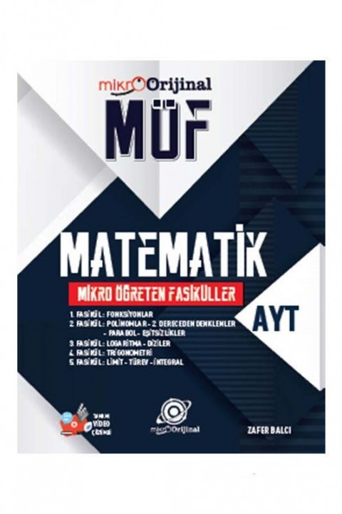 2024 AYT Matematik MÖF Mikro Öğreten Fasiküller Orjinal Yayınları