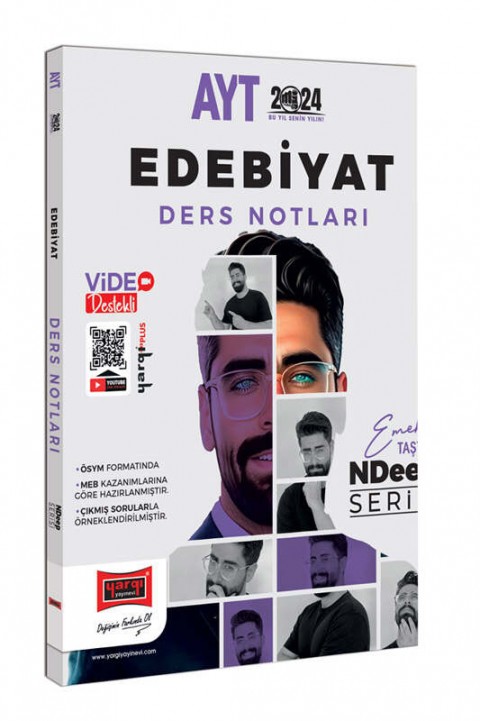 2024 AYT NDeep Serisi Edebiyat Ders Notları Yargı Yayınları