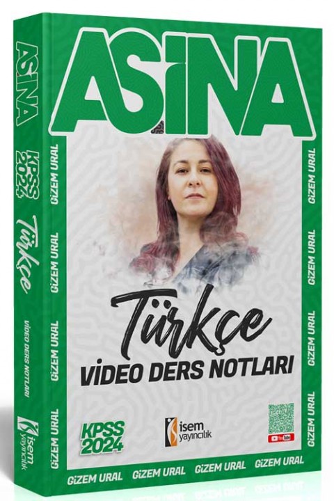 2024 Aşina KPSS Türkçe Ders Notu İsem Yayıncılık