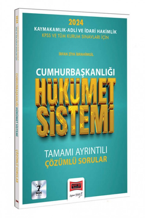 2024 Cumhurbaşkanlığı Hükümet Sistemi Yargı Yayınları