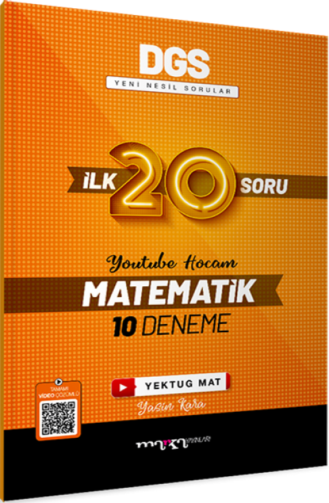 2024 DGS Matematik İlk 20 Soru 10 Deneme Marka Yayınları