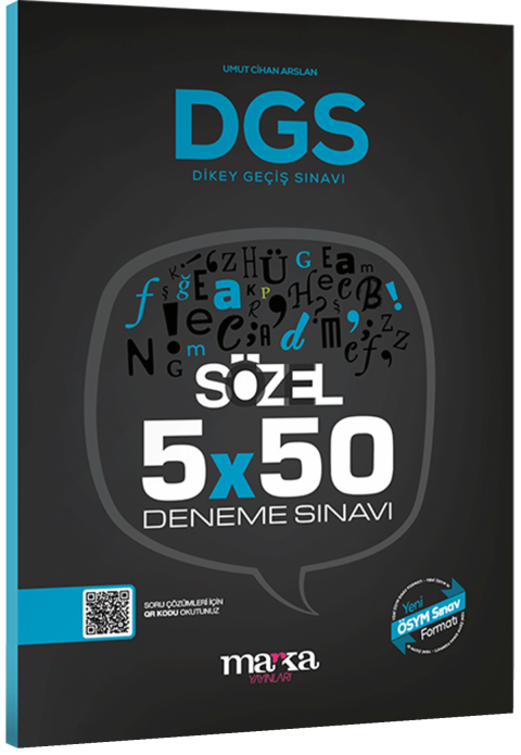 DGS Sözel 5x50 Deneme PDF Çözümlü Marka Yayınları