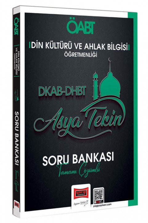 2024 DKAB-DHBT ÖABT Din Kültürü ve Ahlak Bilgisi Öğretmenliği Tamamı Çözümlü Soru Bankası Asya Tekin Yargı Yayınları