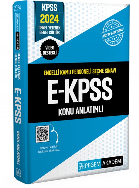 2024 EKPSS Konu Anlatımlı Pegem Akademi Yayınları