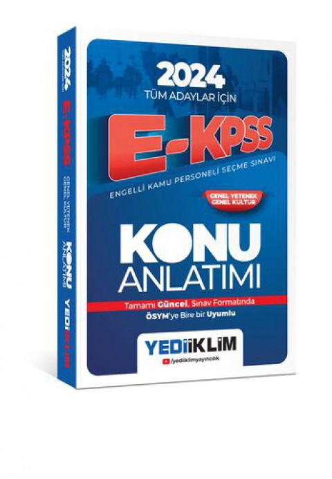 2024 EKPSS Tüm Adaylar İçin Konu Anlatımı Yediiklim Yayınları