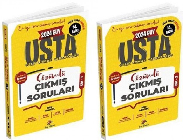 2024 Gelir Uzman Yardımcılığı Çıkmış Sorular ve Çözümleri 2 Cilt 13. Baskı Dizgi Kitap Yayınları