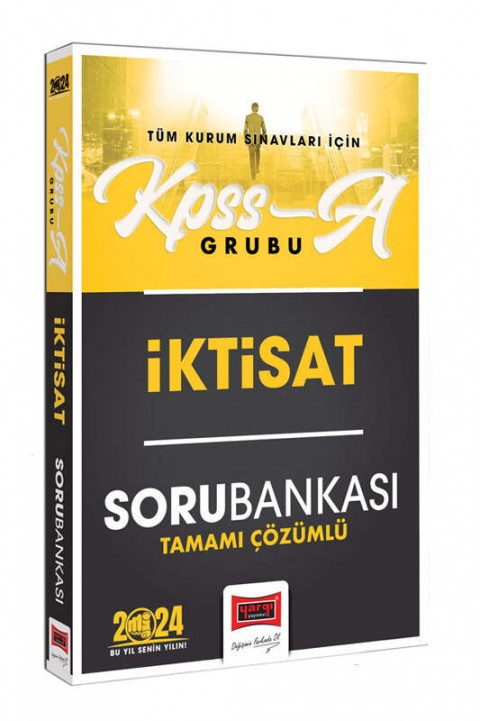 2024 KPSS A Grubu İktisat Soru Bankası Yargı Yayınları