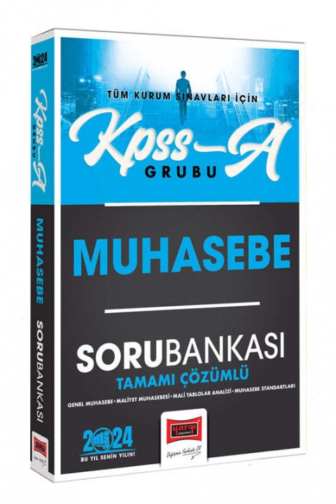 2024 KPSS A Grubu Muhasebe Soru Bankası Yargı Yayınları