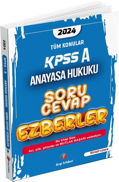 2024 KPSS A Soru Cevap Ezberler Anayasa Hukuku Dizgi Kitap Yayınları