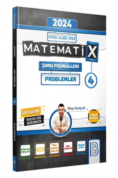2024 KPSS ALES DGS Matematix Soru Fasikülleri 4. Kitap Benim Hocam Yayınları