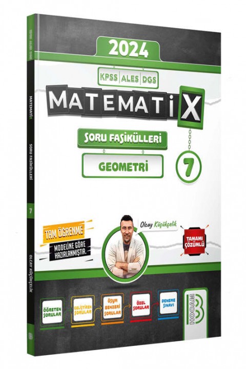 2024 KPSS ALES DGS Matematix Soru Fasikülleri 7. Kitap Benim Hocam Yayınları