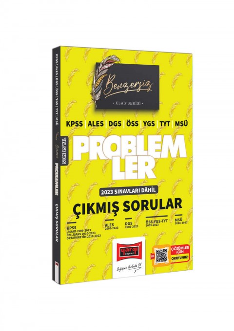 2024 KPSS ALES DGS ÖSS YGS TYT MSÜ Benzersiz Problemler Son 15 Yıl Çıkmış Sorular 2023 Sınavları Dahil Yargı Yayınları