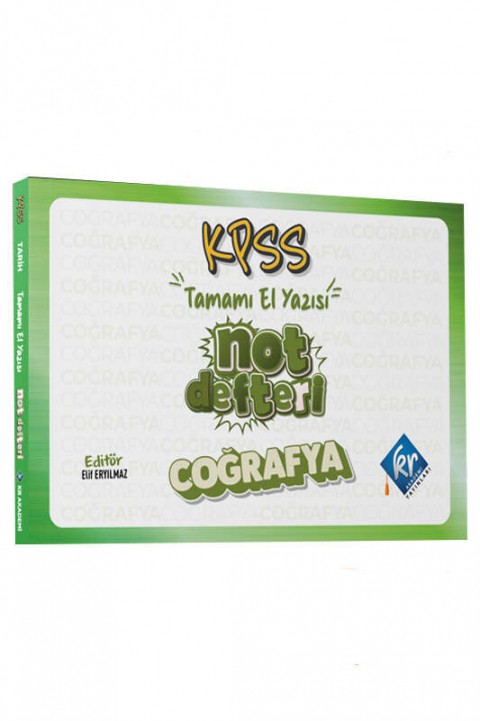 KPSS Coğrafya Konu Anlatımlı Not Defteri KR Akademi Yayınları