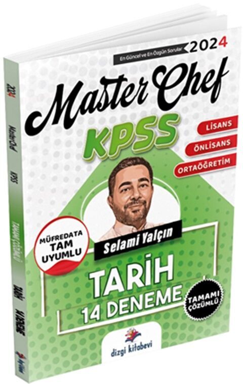 2024 KPSS Genel Kültür Tarih Master Chef 14 Deneme Dizgi Kitap Yayınları