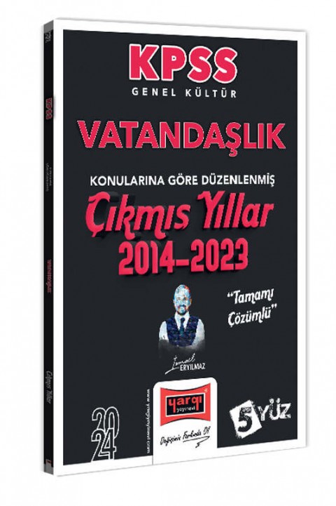 2024 KPSS Genel Kültür Vatandaşlık Konularına Göre Düzenlenmiş Tamamı Çözümlü Çıkmış Sorular Yargı Yayınları