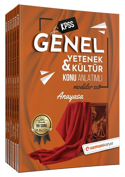 KPSS Genel Yetenek Genel Kültür Konu Anlatımlı Modüler Set Uzman Kariyer Yayınları