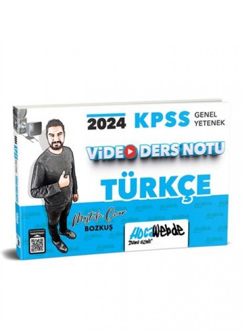 2024 KPSS Genel Yetenek Türkçe Video Ders Notu Hocawebde Yayınları