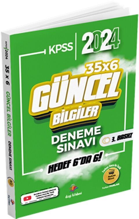 2024 KPSS Güncel Bilgiler 35 x 6 Deneme Dizgi Kitap Yayınları