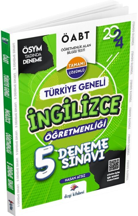 2024 KPSS İngilizce Öğretmenliği Türkiye Geneli 5 Deneme Sınavı Dizgi Kitap Yayınları