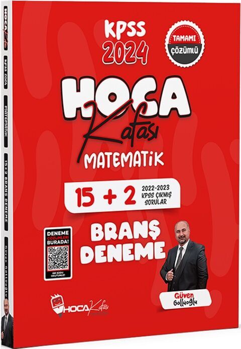 2024 KPSS Matematik 15+2 Deneme Çözümlü Hoca Kafası Yayınları