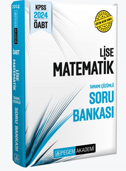 2024 KPSS ÖABT Lise Matematik Soru Bankası Pegem Akademi Yayınları