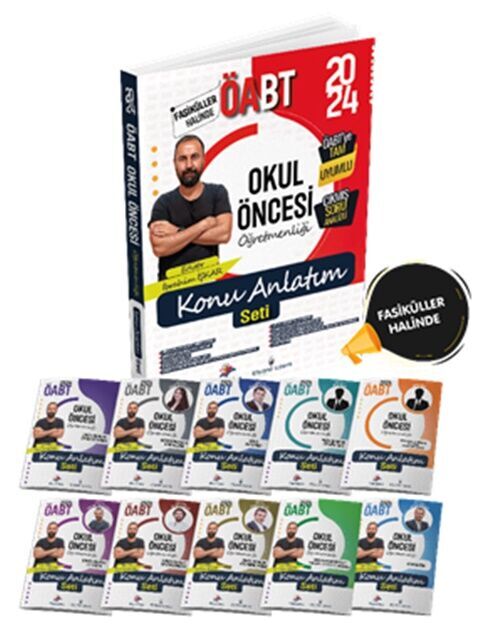 2024 KPSS Okul Öncesi Öğretmenliği Çıkmış Soru Analizli Fasiküller Halinde Konu Anlatım Seti Dizgi Kitap Yayınları