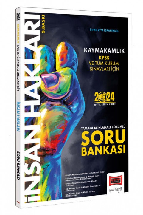 2024 Kaymakamlık KPSS ve Tüm Kurum Sınavları İçin İnsan Hakları Tamamı Açıklamalı Çözümlü Soru Bankası Yargı Yayınları