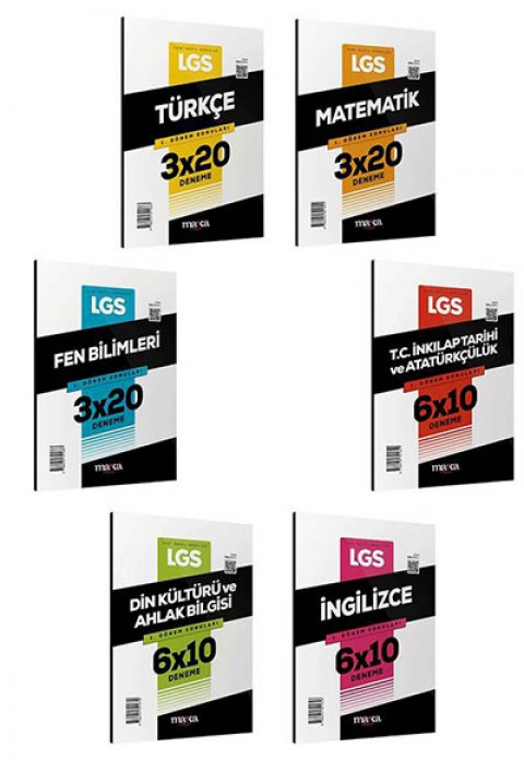 LGS 1.Dönem Konuları Tüm Dersler Deneme Sınavı Seti 6 Fasikül 27 Deneme Marka Yayınları