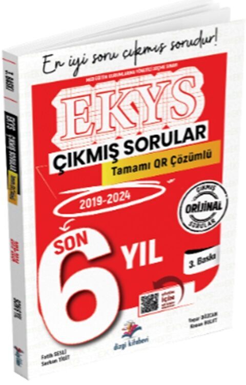 2024 MEB EKYS Müdür ve Müdür Yardımcılığı Son 6 Yıl QR Çözümlü Çıkmış Sorular Dizgi Kitap Yayınları