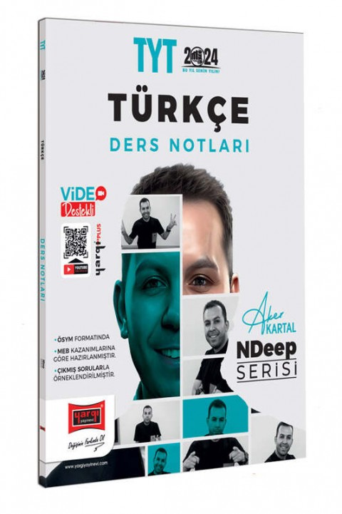 2024 NDeep Serisi TYT Türkçe Video Ders Notları Aker Kartal Yargı Yayınları
