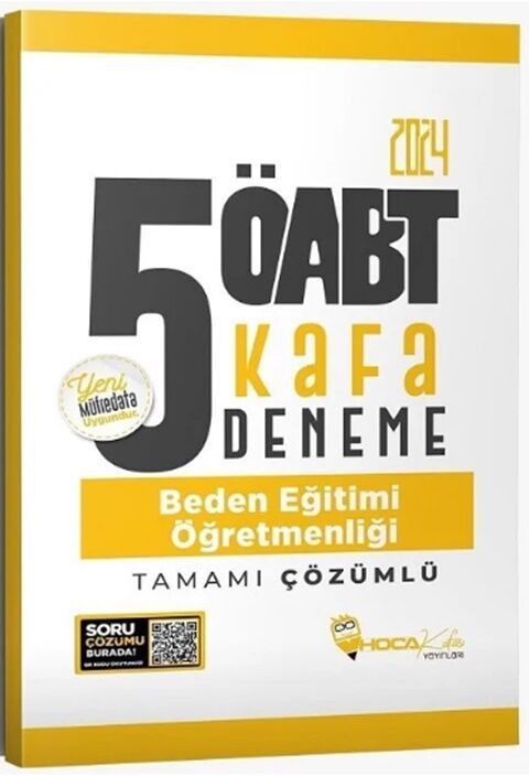2024 ÖABT Beden Eğitimi Öğretmenliği 5 Kafa Deneme Hoca Kafası Yayınları