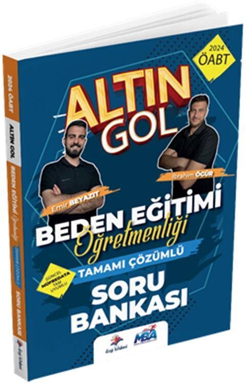 2024 ÖABT Beden Eğitimi Öğretmenliği Altın Gol Soru Bankası Dizgi Kitap Yayınları