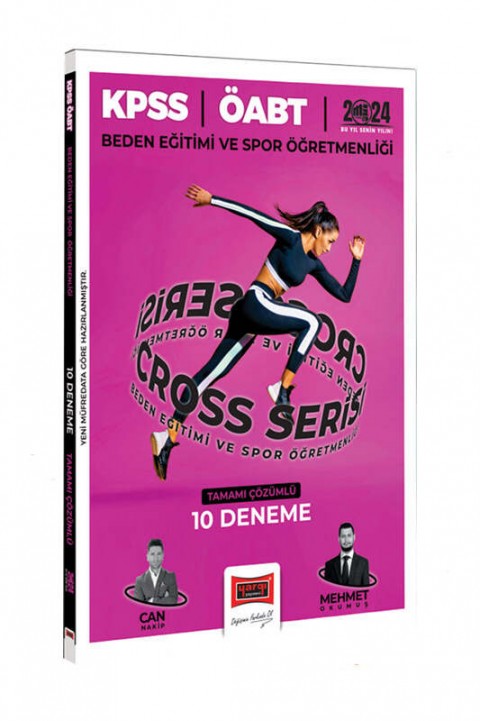 2024 ÖABT Beden Eğitimi ve Spor Öğretmenliği Cross Serisi Tamamı Çözümlü 10 Deneme Yargı Yayınları