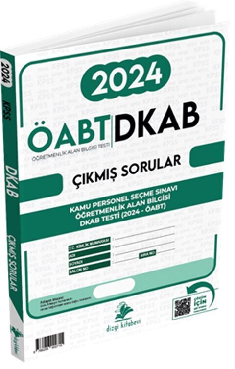 2024 ÖABT DKAB Video Çözümlü Sınavı Tek Fasikül Orijinal Çıkmış Sorular Dizgi Kitap Yayınları